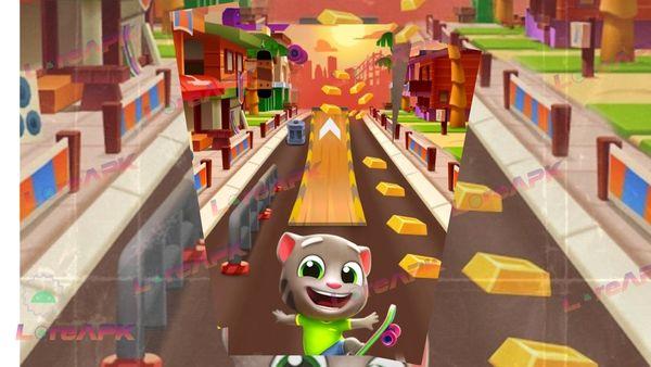 download talking tom gold run mod apk terbaru 2024