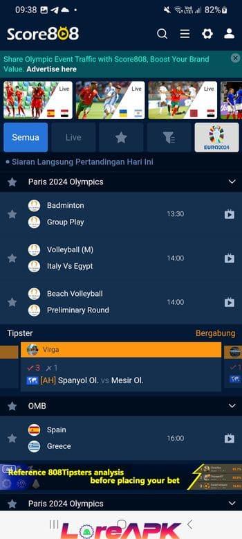 live sports808 apk download 2024