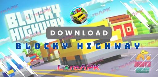 Blocky Highway: Traffic Racing Mod APK 1.2.7 (Uang Tidak Terbatas)_2