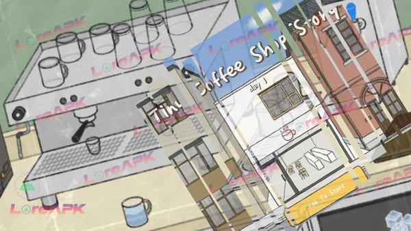 tiny coffee shop story mod apk 2024 unduh versi terbaru loreapk