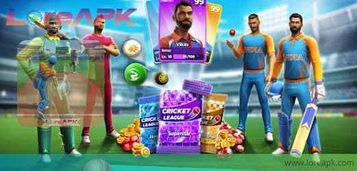 cricket league mod apk free download